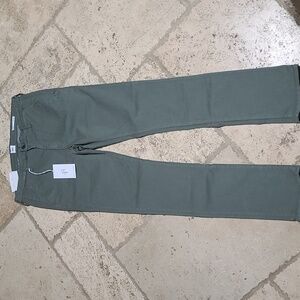 EDWIN Mason Slim Chino Light Green Pants Size 33x33 Men's